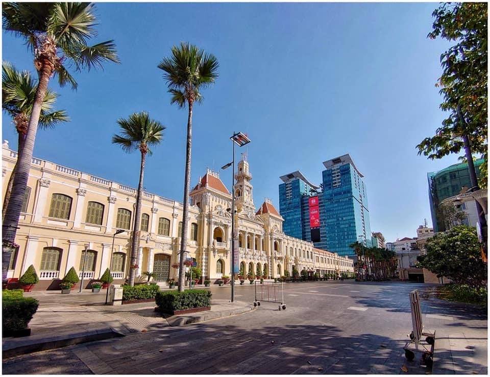 Đường phố Sài gòn trong những ngày đại dịch
