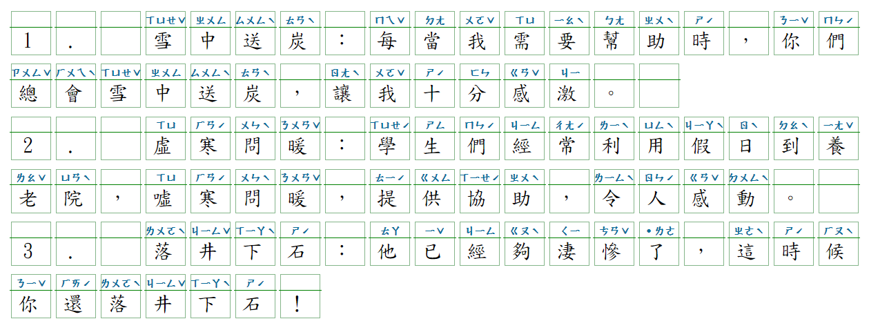 Học tiếng Hoa - 成語 - 2021-08-27