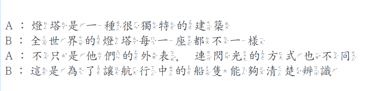 Học tiếng Hoa -燈塔 (一) - 2022-09-21