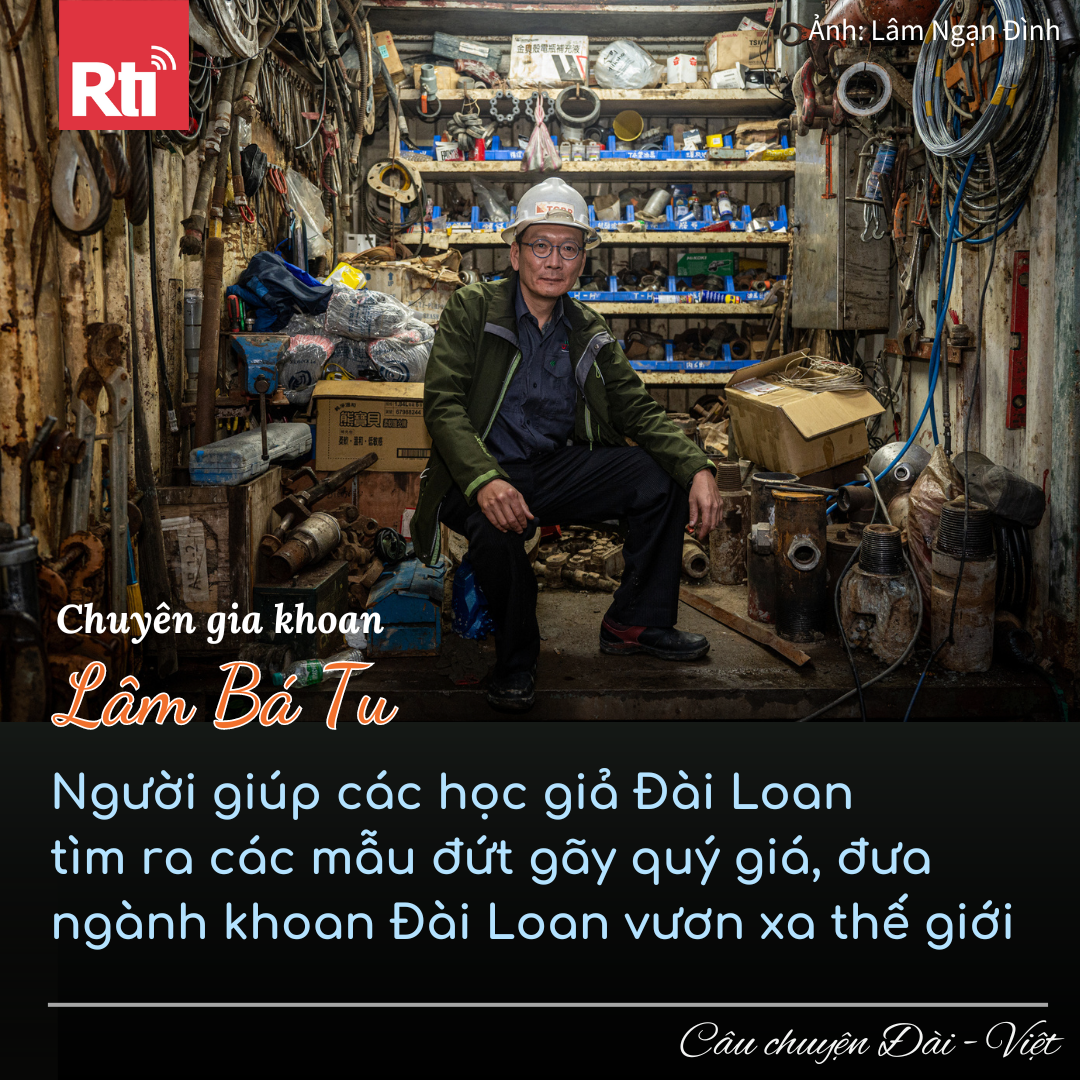 [Câu chuyện Đài Việt - Tập 100] Lâm Bá Tu - Người tìm ra các mẫu đứt gãy quý giá và đưa ngành khoan Đài Loan vươn xa thế giới