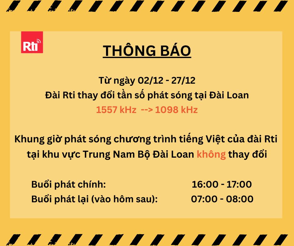 THÔNG BÁO ĐỔI TẦN SỐ