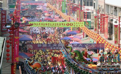 Chùa Phụng Thiên Tân Cảng khai mạc Đại lễ Chúc Thọ bà Thiên Hậu Thánh Mẫu