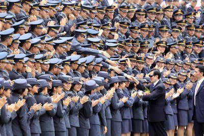 Lễ kỷ niệm 90 năm thành lập học viện quân sự Hoàng Phố, tổng thống Mã Anh Cửu trông mong phát huy tinh thần Hoà