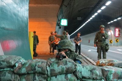 Diễn tập quân sự Hán Quang lần đầu tiên cho phong tỏa đường hầm Tuyết Sơn