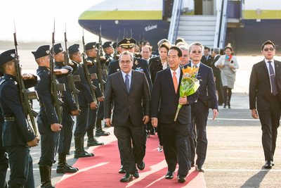Ông Tống Sở Du là người có mặt đầu tiên trong nhóm đại diện nhà lãnh đạo tới Peru tham dự Hội nghị APEC