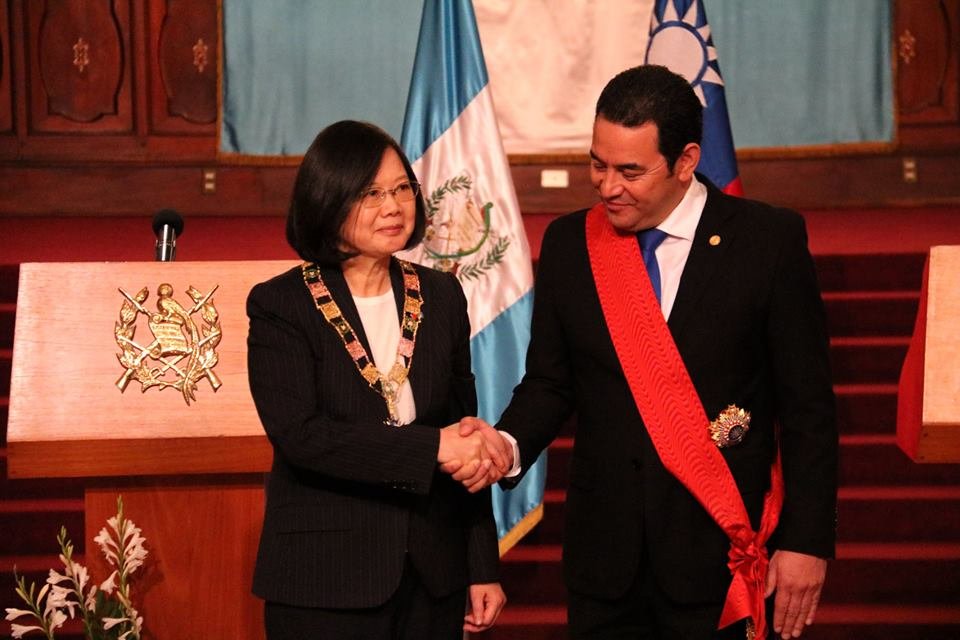 Tổng thống Guatemala chào mừng Tổng thống Thái Anh Văn, hy vọng Đài Loan tiếp tục hỗ trợ công trình xa lộ