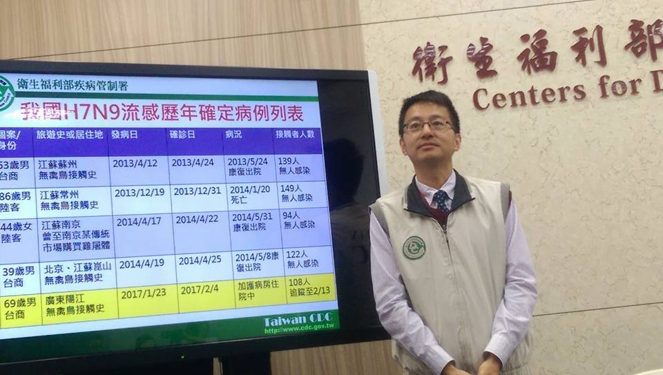 Sở quản lý và kiểm soát dịch bệnh công bố ca bệnh đầu tiên trong năm nay bị nhiễm virut cúm H7N9