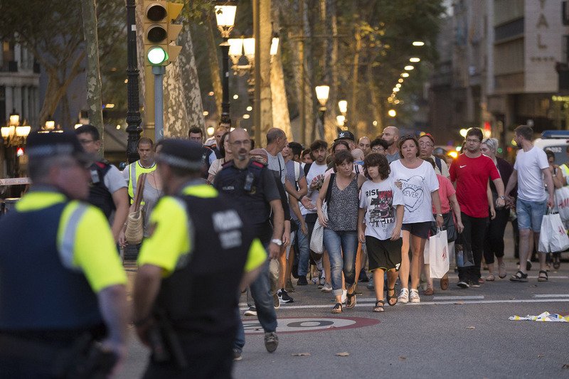 Tấn công khủng bố ở Barcelona, TT.Thái Anh Văn : Luôn bên cạnh Tây Ban Nha