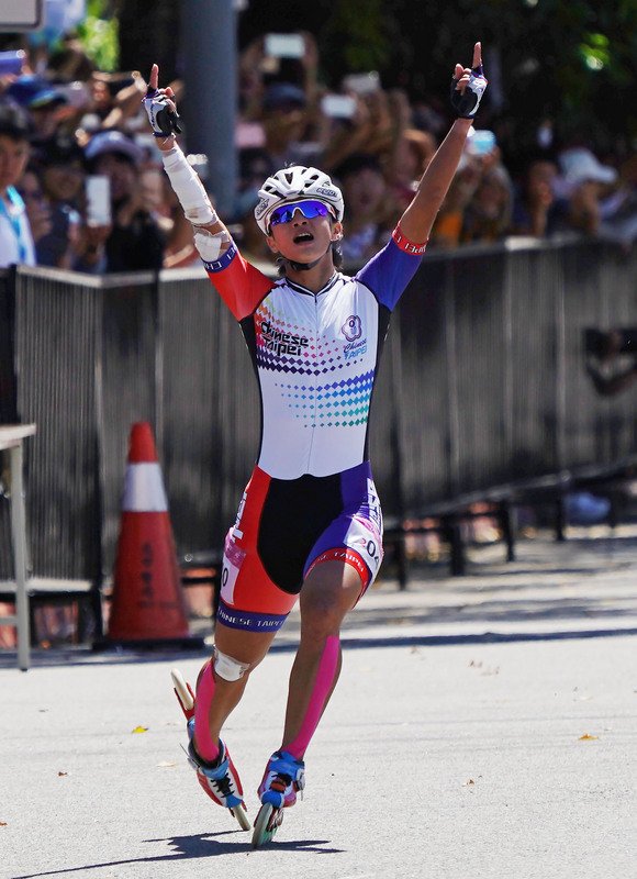 Đài Loan tiếp tục giành huy chương vàng bộ môn trượt Patin Marathon