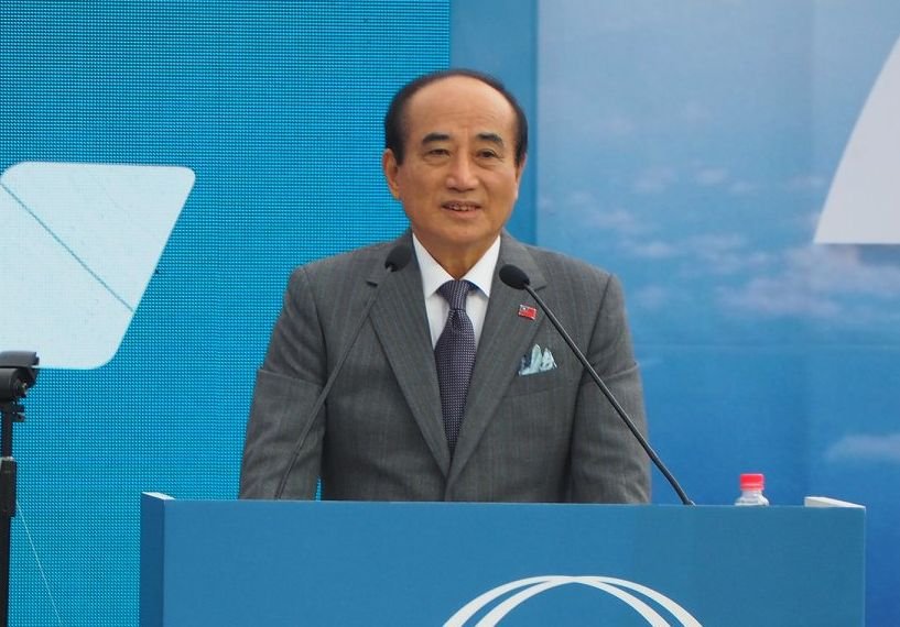 Ông Vương Kim Bình tuyên bố tranh cử tổng thống Trung Hoa Dân Quốc, nêu rằng hai bờ eo biển là cùng một gốc sinh ra