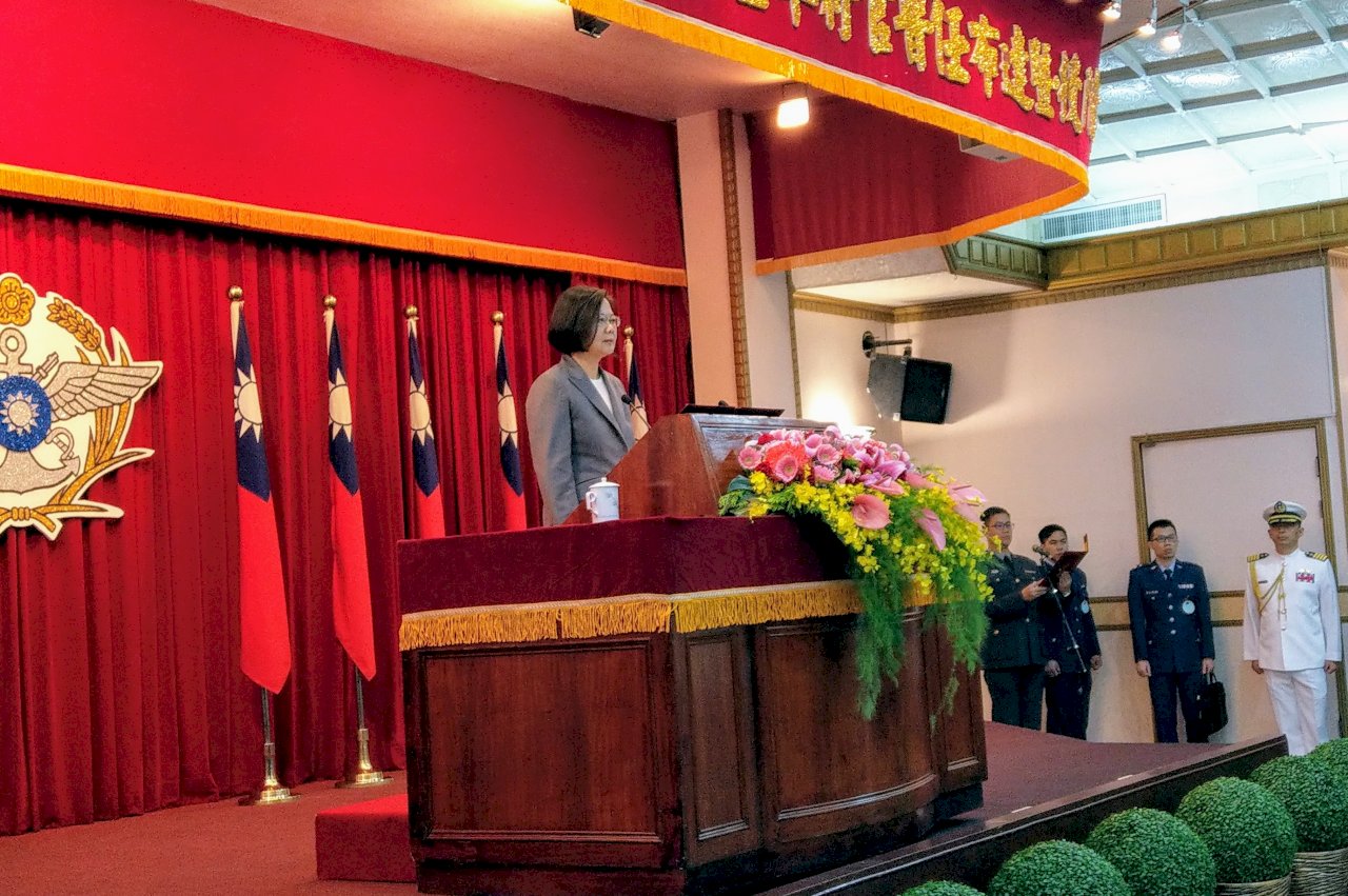 Tổng thống Thái Anh Văn: đứng trước sự đe dọa của Trung Quốc, tuyệt đối không nhân nhượng, bảo vệ Đài Loan hưởng thụ dân chủ
