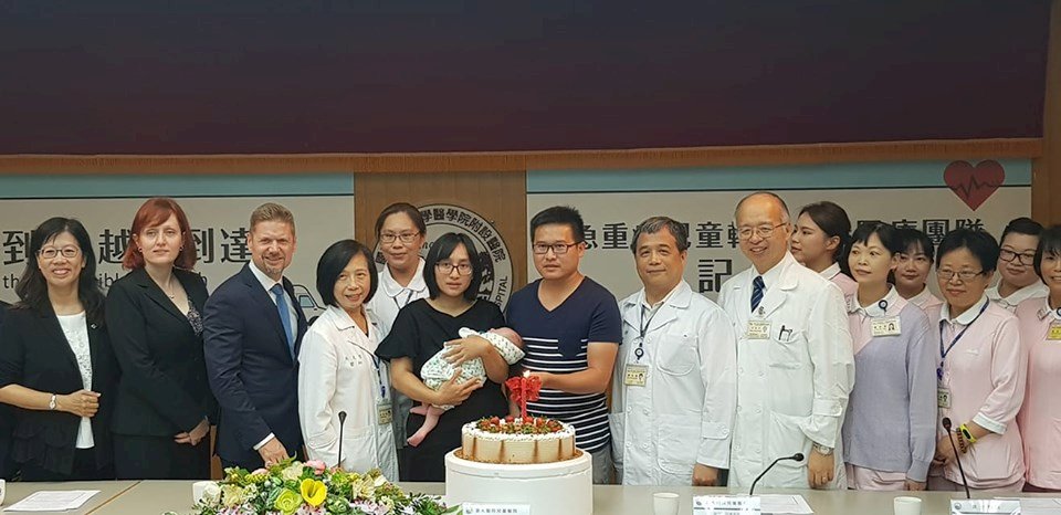 Bệnh viện Đại học Quốc gia Đài Loan thành lập đội chuyển viện cho bệnh nhi mắc bệnh nặng.