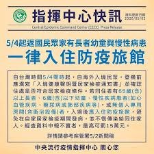 Từ ngày 4/05 trước khi nhập cảnh phải thông báo, gia đình có người già và trẻ em, người nhập cảnh phải cách ly tại khách sạn kiểm dịch