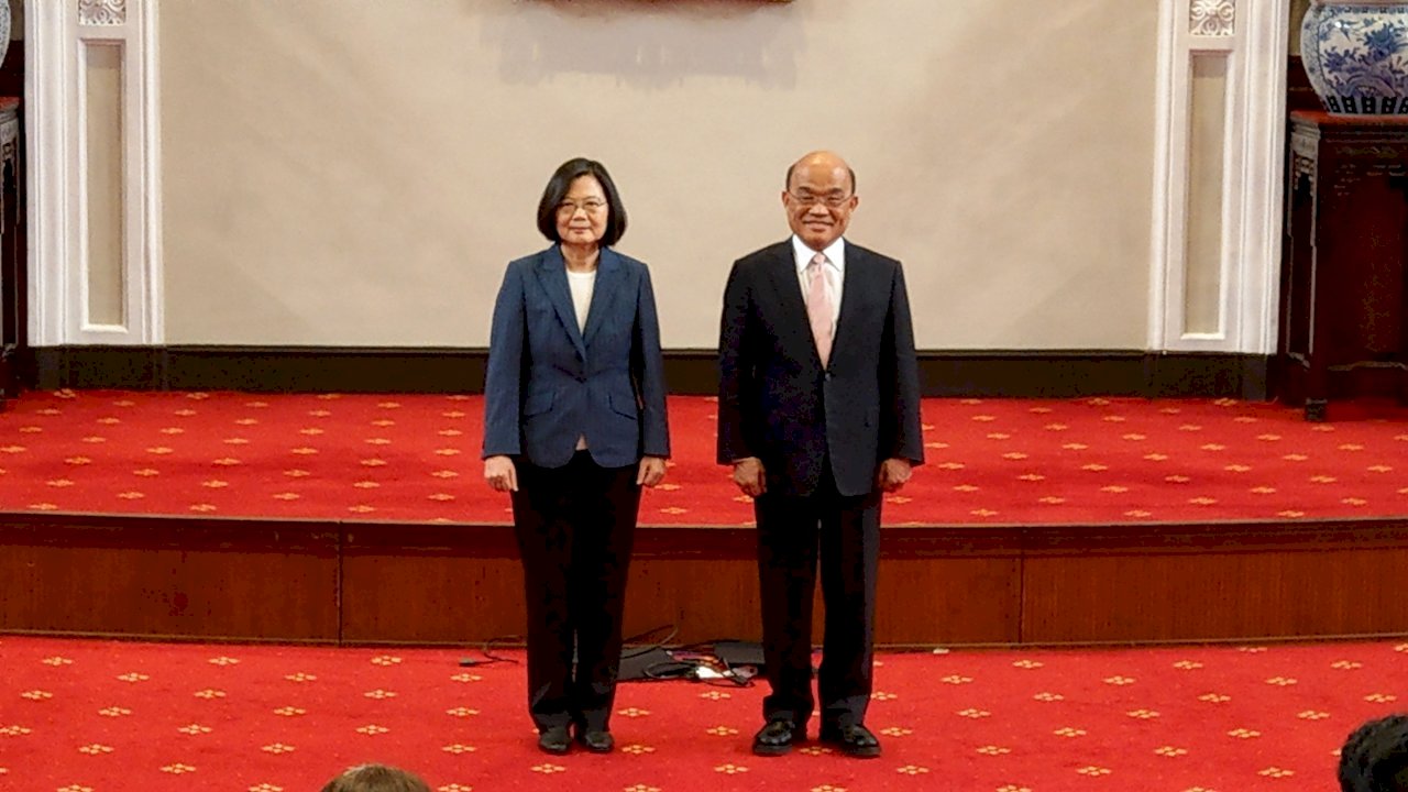 Tổng thống Thái Anh Văn tuyên bố: ông Tô Trinh Xương sẽ tiếp tục đảm nhiệm chức vụ Thủ tướng trong nhiệm kỳ mới