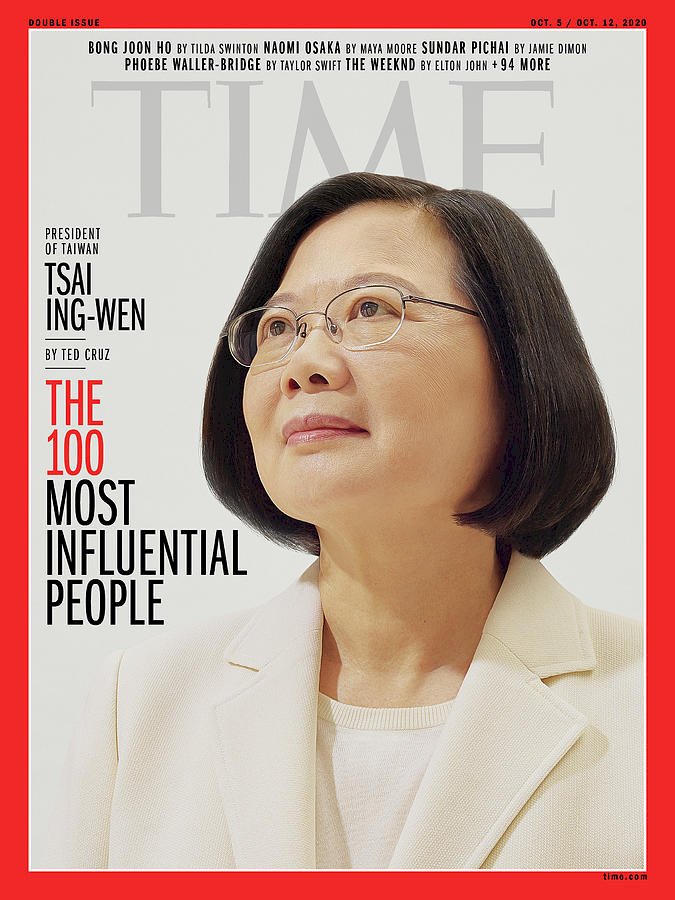 Tổng thống Thái Anh Văn, nhà hoạt động dân chủ Kỳ Gia Uy lọt vào danh sách 100 nhân vật có tầm ảnh hưởng nhất thế giới năm 2020 của tạp chí Time