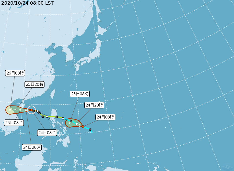 Áp thấp nhiệt đới tại Philippines có khả năng tạo thành bão, sẽ tạo luồng hơi nước cho Đài Loan