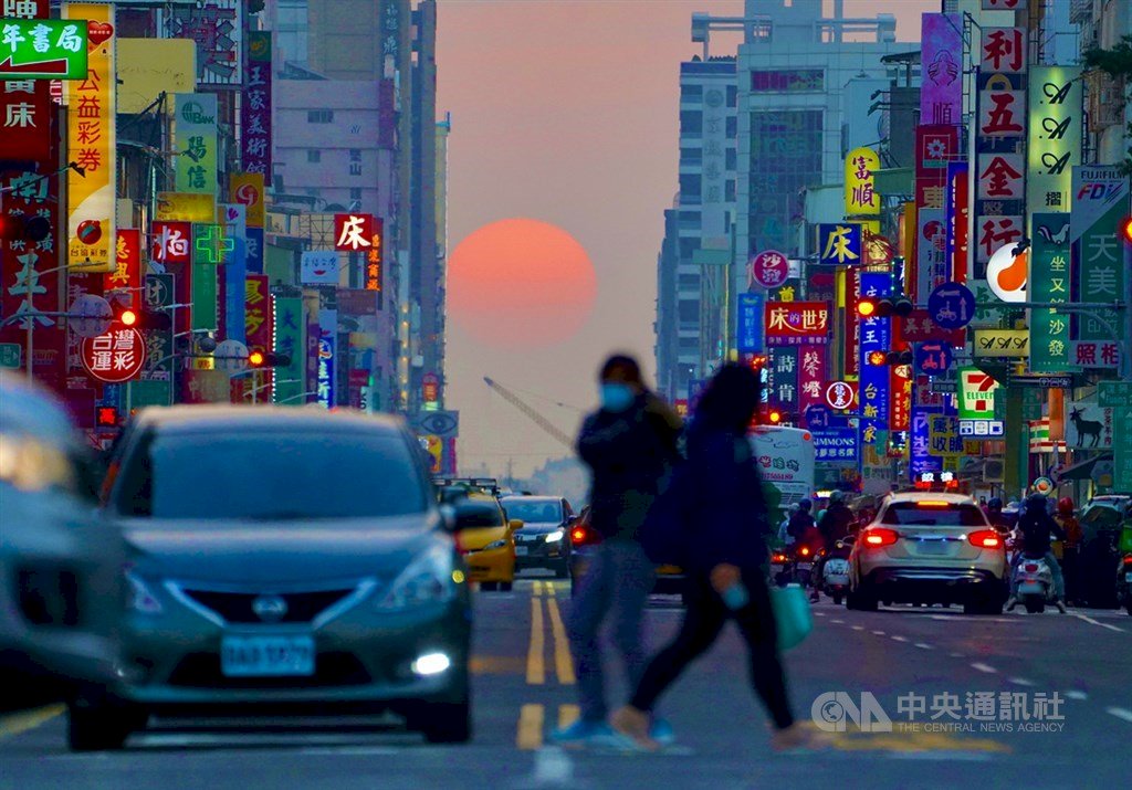 Ngày 31/1 hiện tượng mặt trời Manhattan sẽ xuất hiện ở Cao Hùng và Nam Đầu