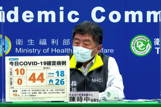 Ngày 19/1 Đài Loan tăng 10 ca nội địa, trong đó có 7 ca có liên quan vụ lây nhiễm cụm tại nhà hàng Tasty