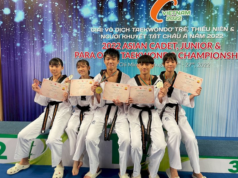 Tạ Tông Hựu đoạt huy chương vàng tại Giải vô địch Taekwondo trẻ, thiếu niên và người khuyết tật châu Á năm 2022
