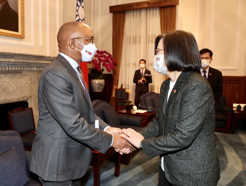 Tổng thống Thái Anh Văn gặp thủ tướng Eswatini. Cleopas Sipho Dlamini: Kiên quyết ủng hộ Đài Loan tham gia tổ chức quốc tế