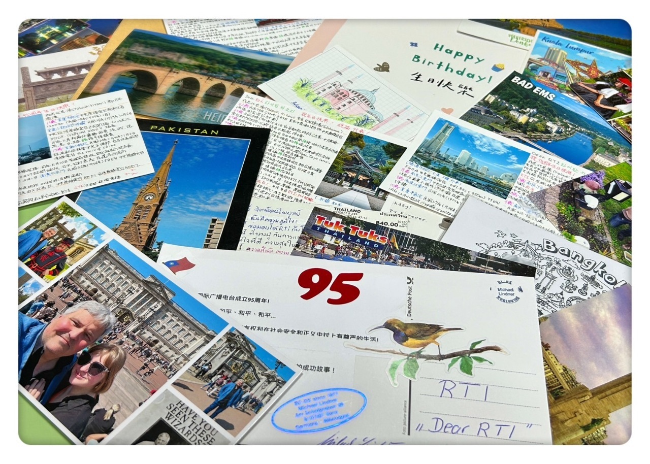 Hoạt động viết bưu thiếp “Dear Rti” vẫn tiếp tục nhận bưu thiếp của thính giả gửi đến, hãy viết lời chúc phúc để cầu mong thế giới hòa bình