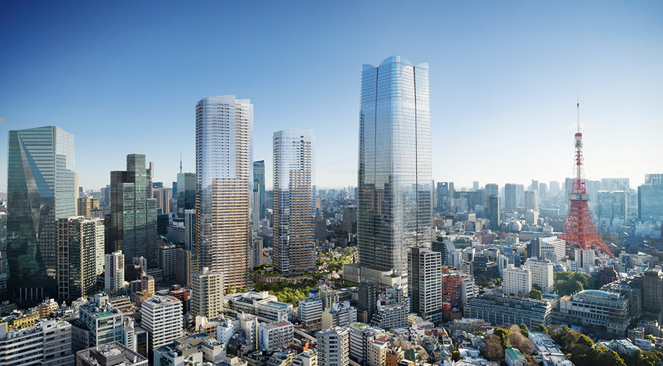 Khánh thành tòa nhà Azabudai Hills Mori JP Tower cao nhất Nhật Bản