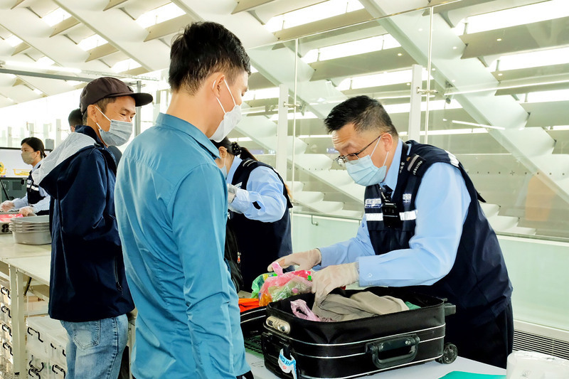 Du khách mang thịt heo nhập cảnh tăng đáng kể vào năm 2023, Sở Hải quan sẽ tăng cường kiểm ra chế phẩm thịt trong hành lý hành khách nhập cảnh trước thềm Tết đến