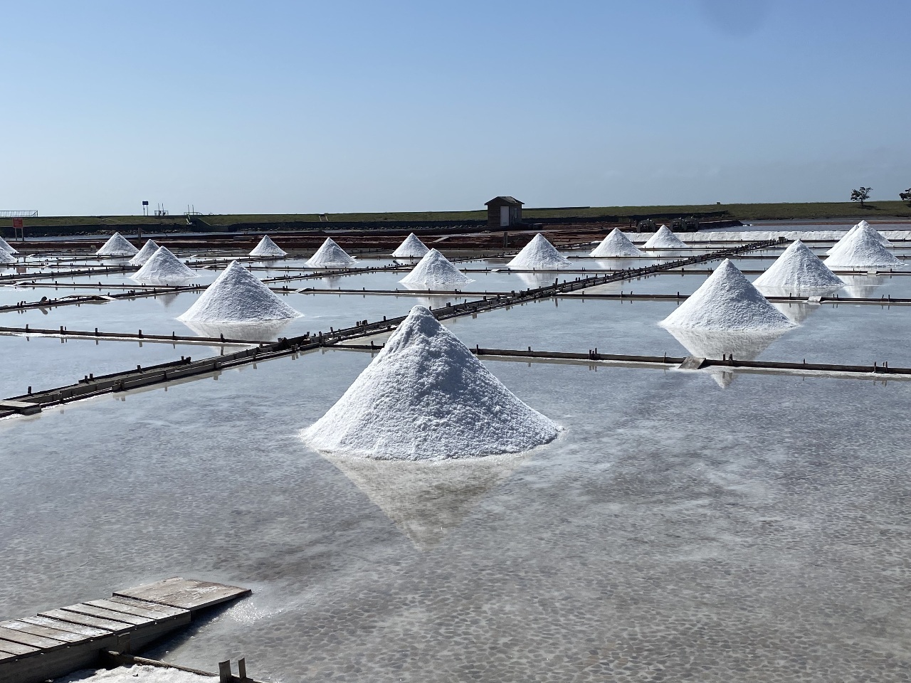 Khu ruộng muối Jingzaijiao ở Đài Nam vang danh quốc tế, với cảnh đẹp gây thu hút bởi muối kết tinh lóng lánh và những đàn chim di cư