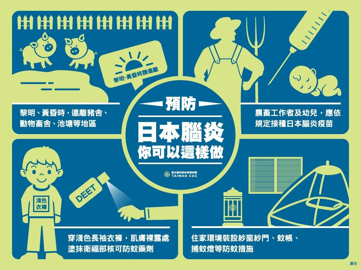 Đài Loan ghi nhận 2 ca bệnh viêm não Nhật Bản đầu tiên trong năm 2024
