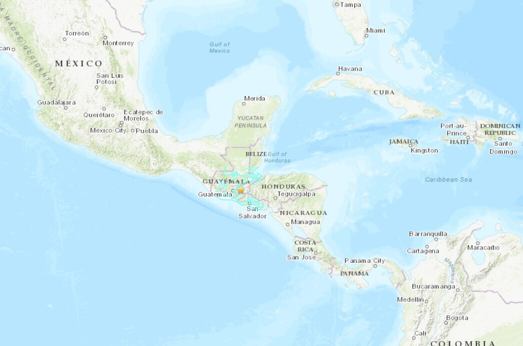 Guatemala xảy ra động đất 6,2 độ Richter, chưa có thông tin về thương vong và thiệt hại