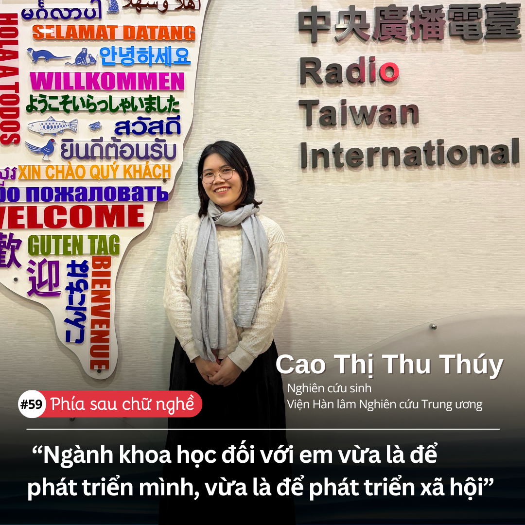 [Phía sau chữ nghề - Tập 59] Trò chuyện về nghề nghiên cứu khoa học với nghiên cứu sinh Cao Thị Thu Thúy